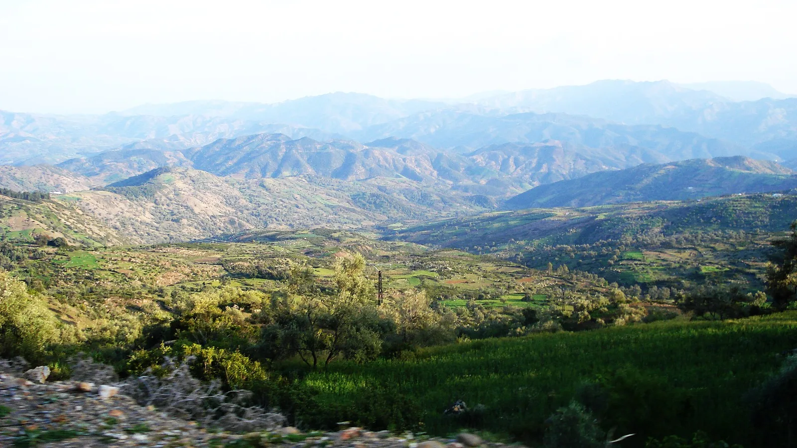 Paysage du territoire de Trail Chefchaouen Talassemtane