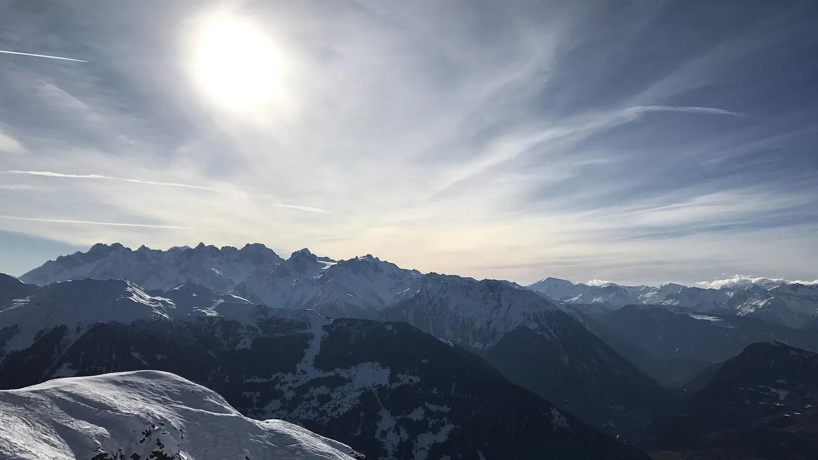 Paysage du territoire de Verbier Ultra 2026