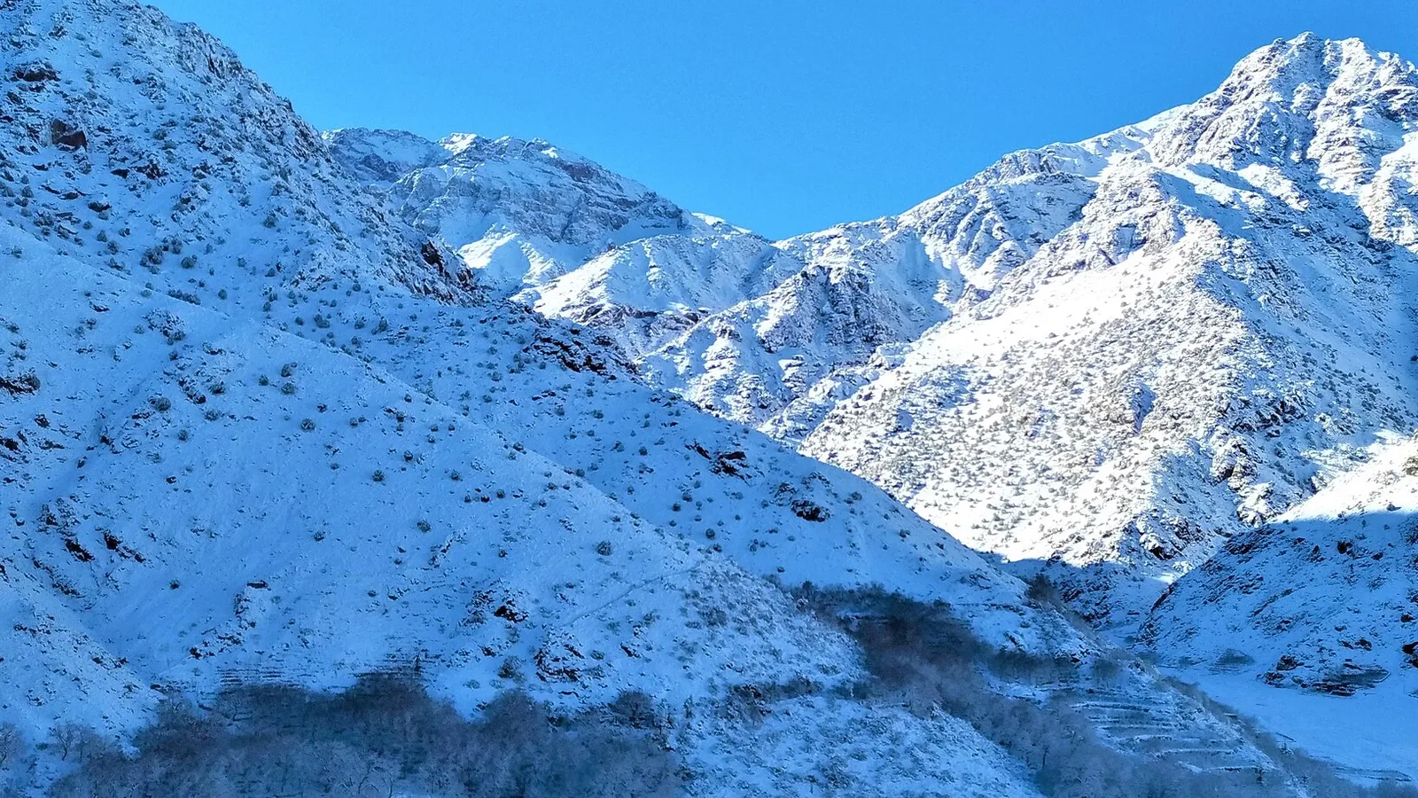 Paysage du territoire de Wawgant Toubkal Trail